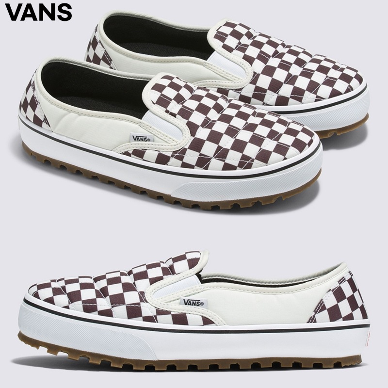 [VANS] スノーラージ スリッパ ガード / QUILTED CHECKERBOARD