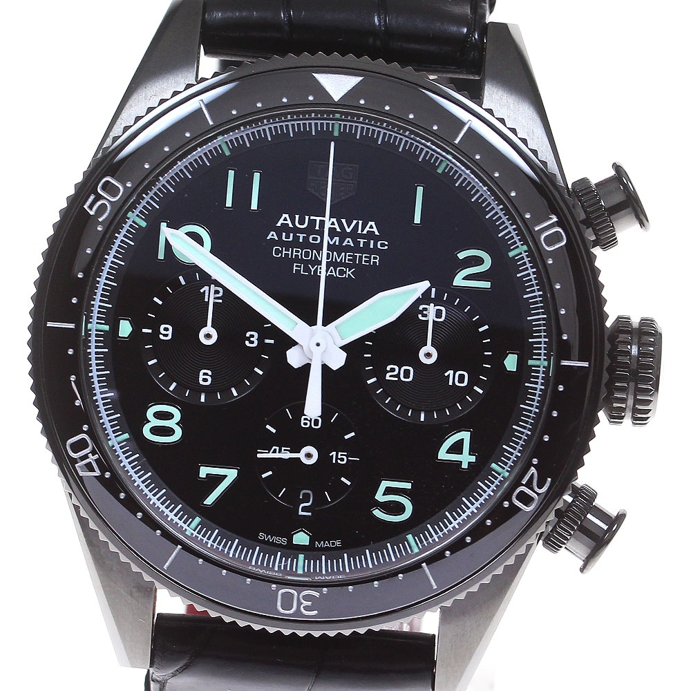 タグホイヤー TAG HEUER CBE511C オータヴィア フライバック クロノメーター 自動巻き メンズ 美品 箱・保証書付き_830975【中古】