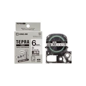 (業務用3セット)キングジム テプラ PROテープ/ラベルライター用テープ (耐熱ラベル/幅：6mm) 長さ2m SN6K