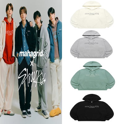 22FW Stray kids 着用 THIRD LOGO HOODIE [13色] スキズ [公式正規品]