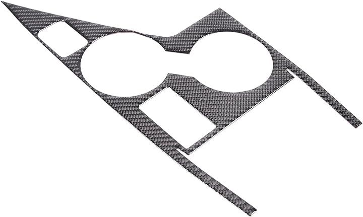 スバル クロストレック GU系 カップホルダーパネル センターコントロール ステッカー カーボンファイバー 内装パーツ カー用品 カスタム アクセサリー (カーボン調)