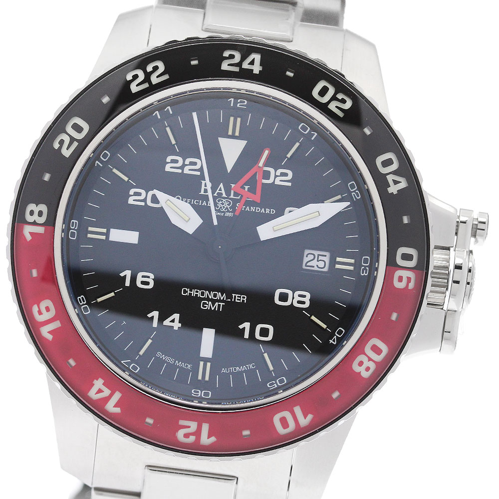 ボールウォッチ BALLWATCH DG2018C-S3CJ-BK エンジニア ハイドロカーボン エアロ GMT II 自動巻き メンズ 未使用品 保証書付き_899257【中古】