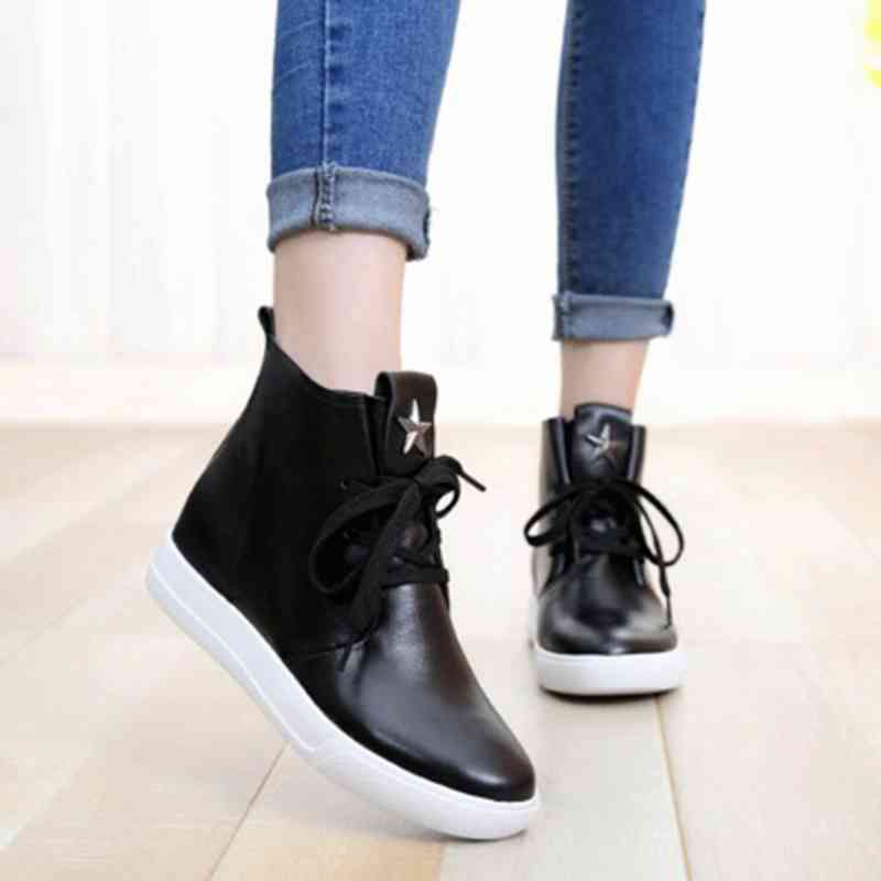 ブーツ レディース 厚底 ミドル丈 夏 靴 フロント きれいめ 防水 ロング 滑らない ウォーキング 秋 おしゃれ ショート ローヒール レザー 撥水 レースアップ ヒール 軽量 軽い 歩きやすい 革