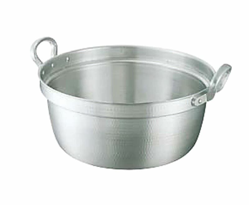 中尾アルミ製作所 キング アルミ打出料理鍋（目盛付） 51cm（38.0L）