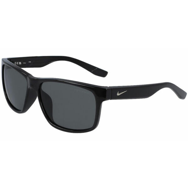 サングラス NIKECruiser P Polarized Mens Shiny Black Square Sport Sunglasses - FQ4678 010