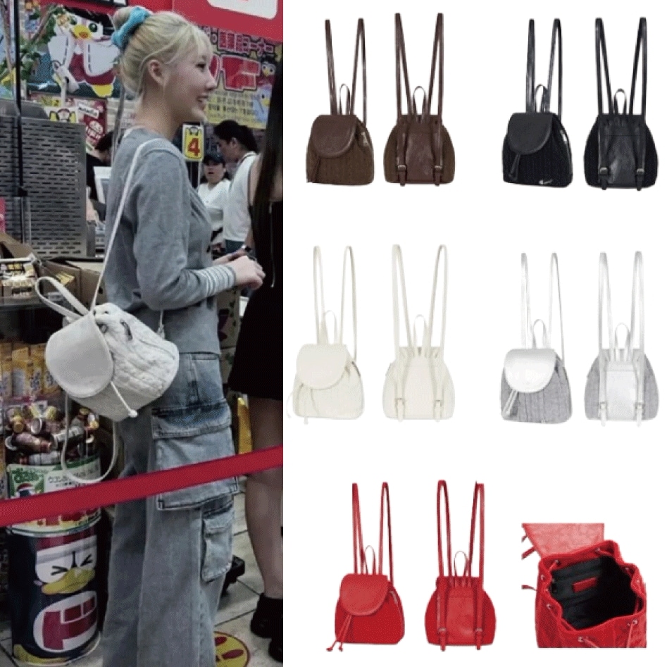 BABY MONSTER ラミ着用 [HHIPS] KNIT BACKPACK_5 COLORS