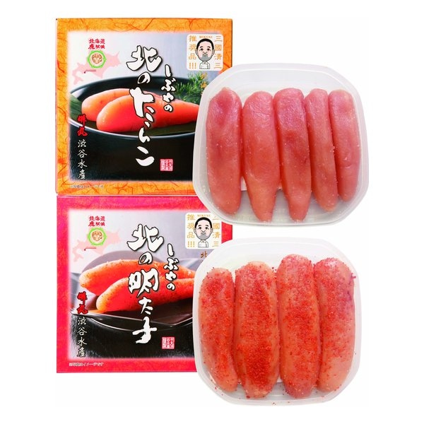 三國推奨 北のたらこ・明太子セット 2種/各200g/2パック入り ZOA226682648