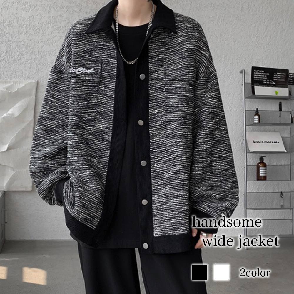 ステンカラーコート メンズ ハンサムワイドジャケット ブランド ウール 丈 トレンチコート 秋 ロングコート 40代 ミドル アウター ビジネス 厚手 春 ファスナー ピーコート セール コート ショ