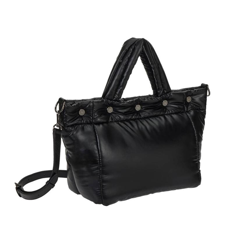 Perfec Button Up Padding Tote M (パーフェクボタンアップパディングトートミディアム) Black _ VQB5-1TO705-1BKXX