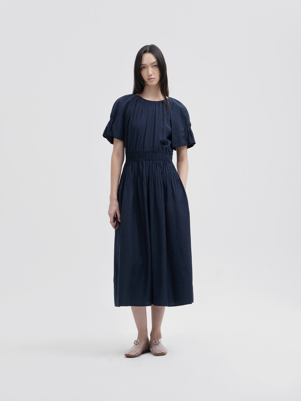 ピンタック ポイント ワンピース