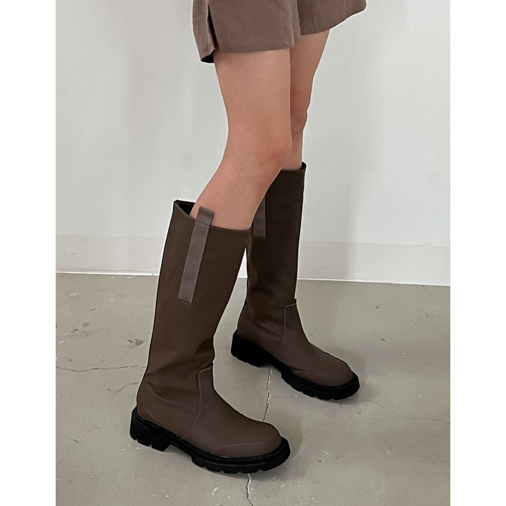 ブラックアップレミットロングレインブーツ