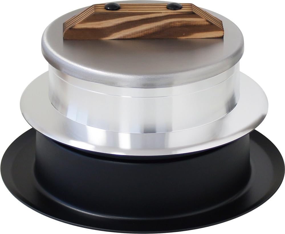 ウルシヤマ金属工業 ごはん釜 3合炊き 昔ながらの「かまど炊き」を再現 新米のような美味しさ 熟練職人が手造りの釜 アルミ鋳物製 ガス火専用 日本製 Siセンサーコンロ対応 謹製釜炊き三昧 KKZ-3