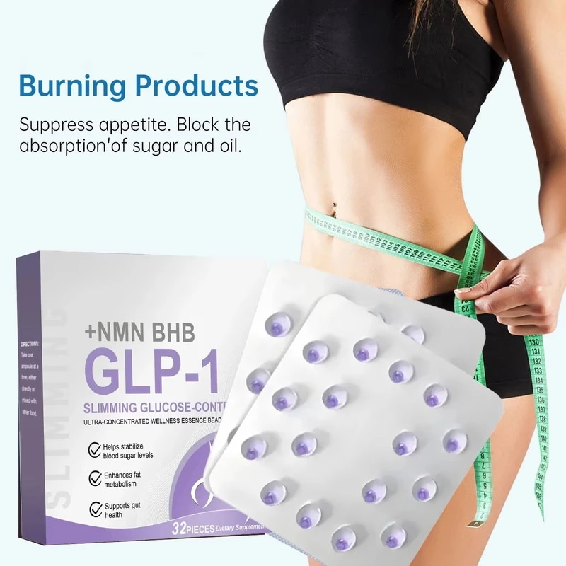 GLP-1 32個入り 体重減少 速攻痩身 リバウンドなし 製品 GLP-1とNAD+で腸内消化促進 - 男女兼用