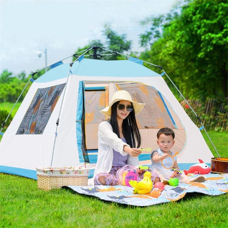 早い者勝ち 新品 キャンプ 子供 自動 クイックオープン 屋外 キャンプ テント