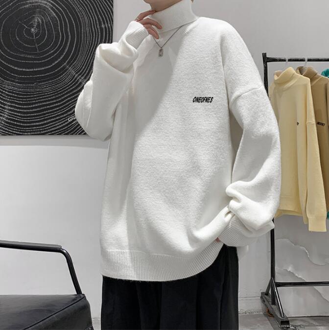 秋と冬 韓国のファッション メンズ タートルネックセータールーズレイジーニットセーター c29 カットソー メール便送料無料対応可 Www Quartzhotel Mx