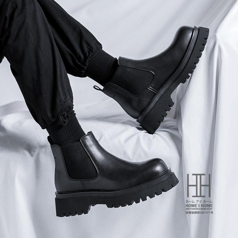 ブーツ メンズ サイドゴアブーツ チェルシーブーツ ローカットブーツ ショートブーツ バイク 革 PUレザー 防水 防滑 防寒 靴 メンズブーツ 革靴 メンズシューズ