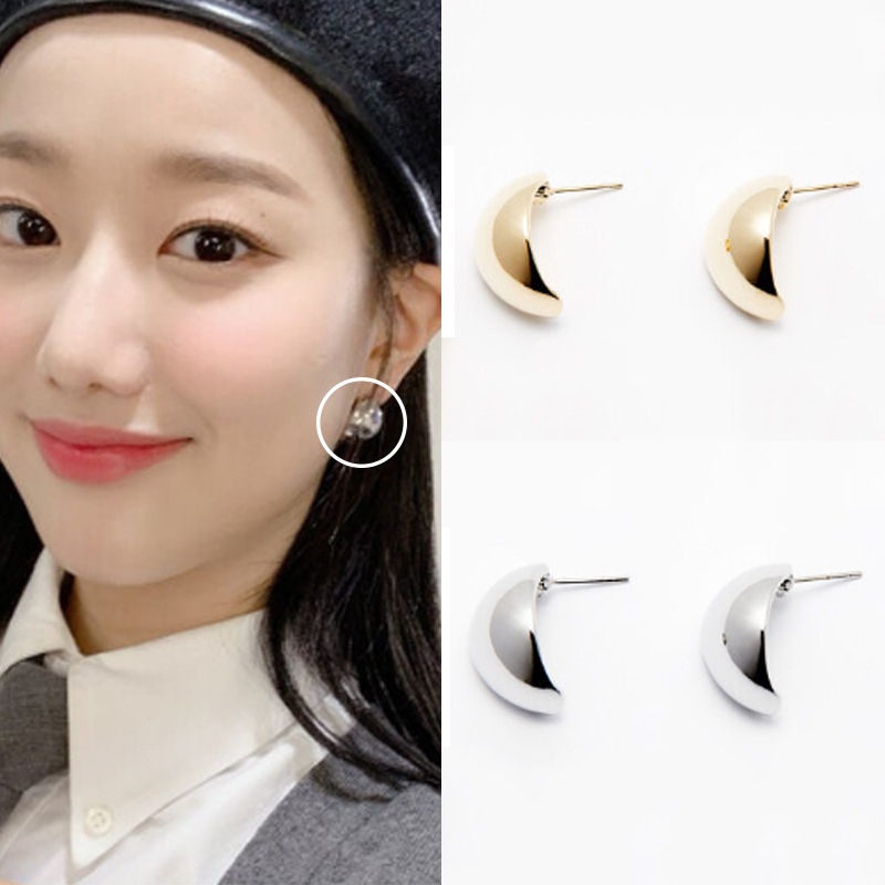 [Lovelyzイェインイナウン着用] CLASSIC BOLD EARRINGS AE120016 韓国人気女性アイドル着用 韓国ファッションジュエリー