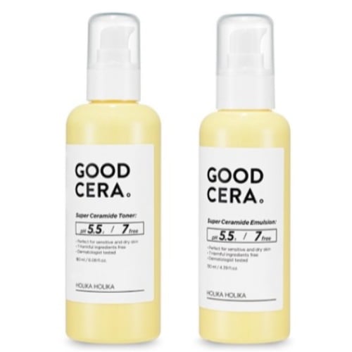 [正規品]ホリカホリカグッドセラスーパーセラミドエマルジョン130ml +トナー 180ml set/スキンケアセット/トナーセット 韓国
