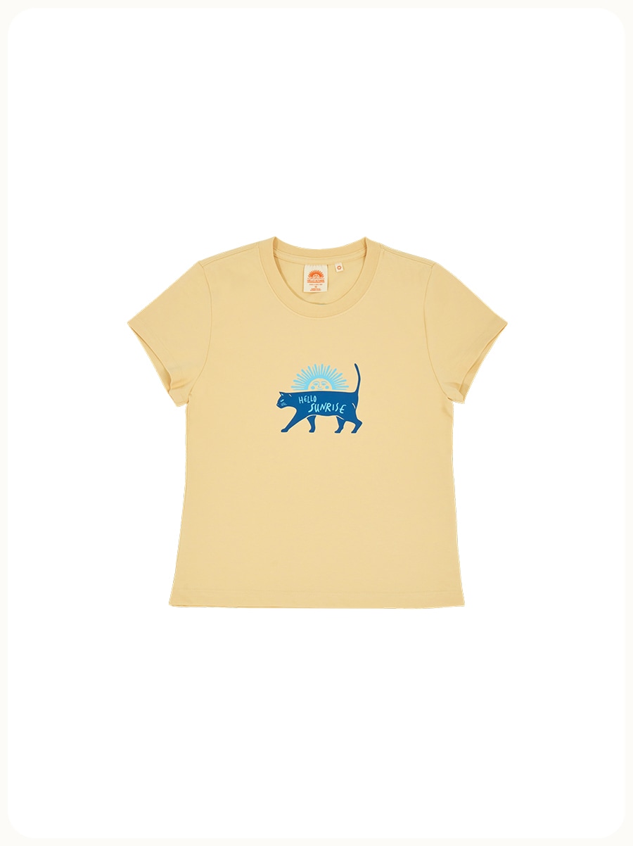 【HELLO SUNRISE】 HS Sunburst Icon Tee / 追跡付 Tops - Hello Sunrise
