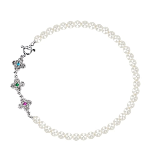 【SCUDO】 shell point pearl necklace [extrabold] 正規品