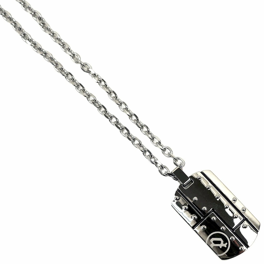 [訳ありアウトレット/箱] ポリス ネックレス ペンダント ドッグタグ メンズ シルバー ステンレス アクセサリー POLICE PJ 26204PSS/01 PJ-26204PSS-01