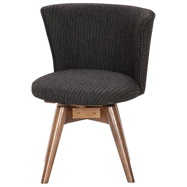 不二貿易 95465 ダイニングチェア クラム ファブリック GY グレー メーカー直送