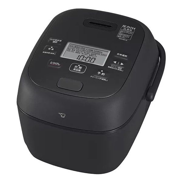 象印 ZOJIRUSHI 圧力IH炊飯ジャー 鉄器コート黒まる厚釜 5.5合炊き ブラック NW-BA10-BA 27,051円