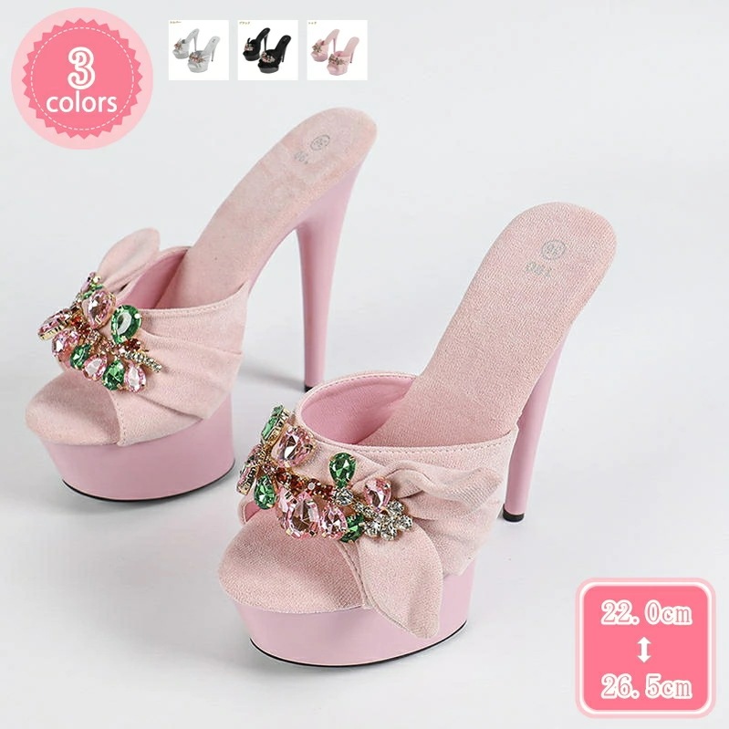 777円OFFクーポン キャバ サンダル ハイヒール 結婚式 パンプス オープントゥ ピンヒール ストラップ レディース 女性 大人 春夏 さんだる 歩きやすい パーティー 二次会 13cmヒール コ
