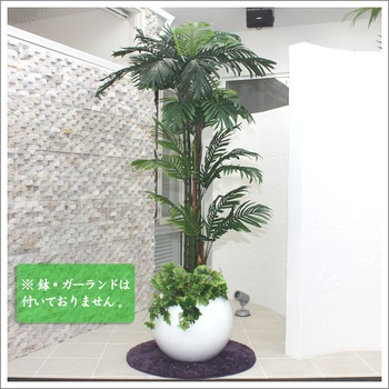 Funderful 人工観葉植物 光触媒 ヤシ 165cm 【 光触媒 フェイクグリーン 消臭 ヤシの木 観葉植物 インテリア 椰子 インテリアグリーン 抗菌 】 19,205円