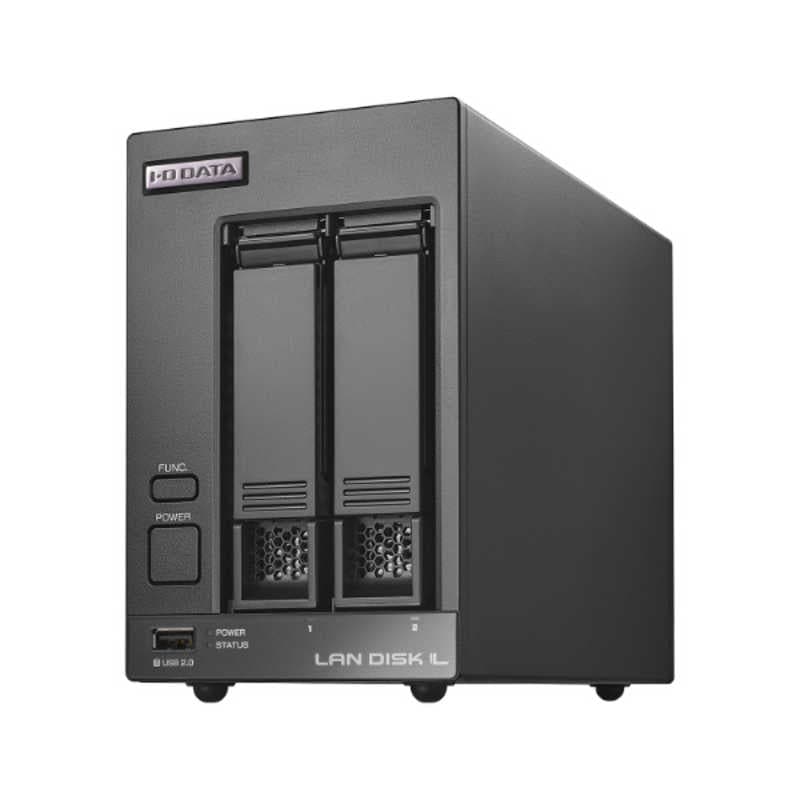 IOデータ　法人向け2ドライブNAS(ネットワークHDD)5年保証 2TB ブラック　HDL2-LV02