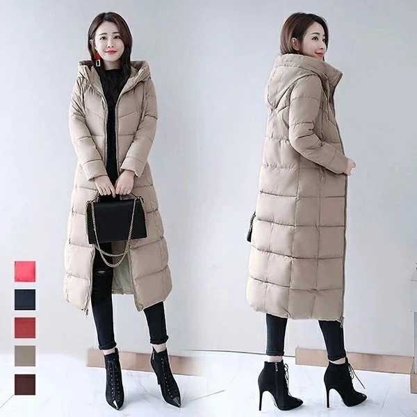 中綿コート レディース ロング フード付き スタンドカラー aライン スリム 無地 おしゃれ アウター ベンチコート 冬 防寒 暖かい あったか 大きいサイズ