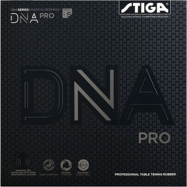 STIGA スティガ テンション系裏ソフトラバー DNA プロ S 赤 厚 卓球ラバー 1712010519
