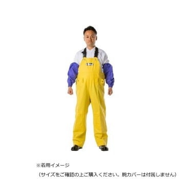 コヤナギ レインウェア エースガッツ サロペット AG-35S イエロー LL