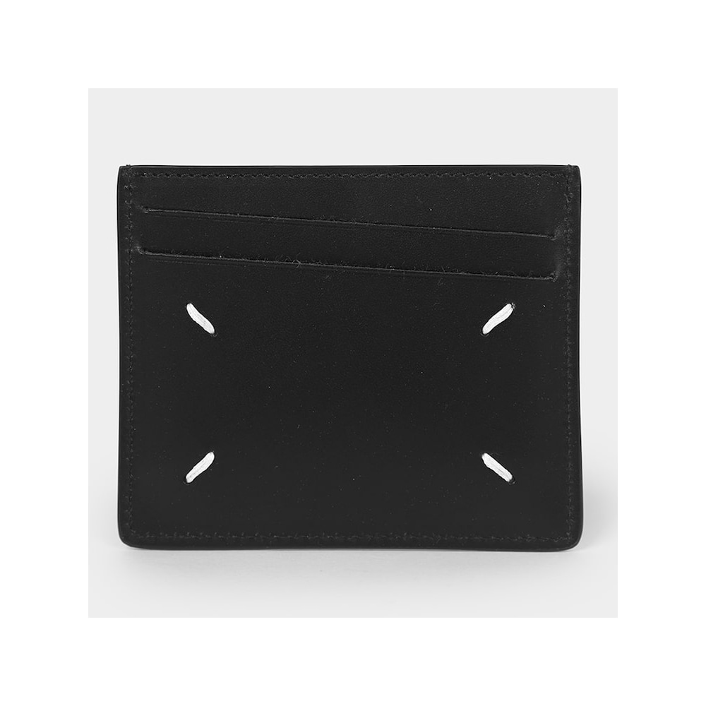 MAISON MARGIELA スティッチ ディボシング カード財布 ブラック S55UI0286 PR013 T8013