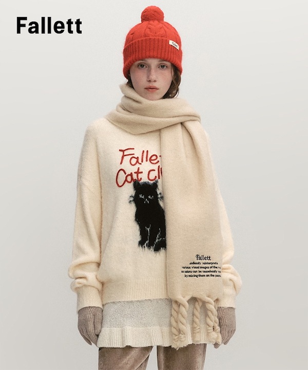 Qoo10 Fallett Oversized Story ロゴ マ
