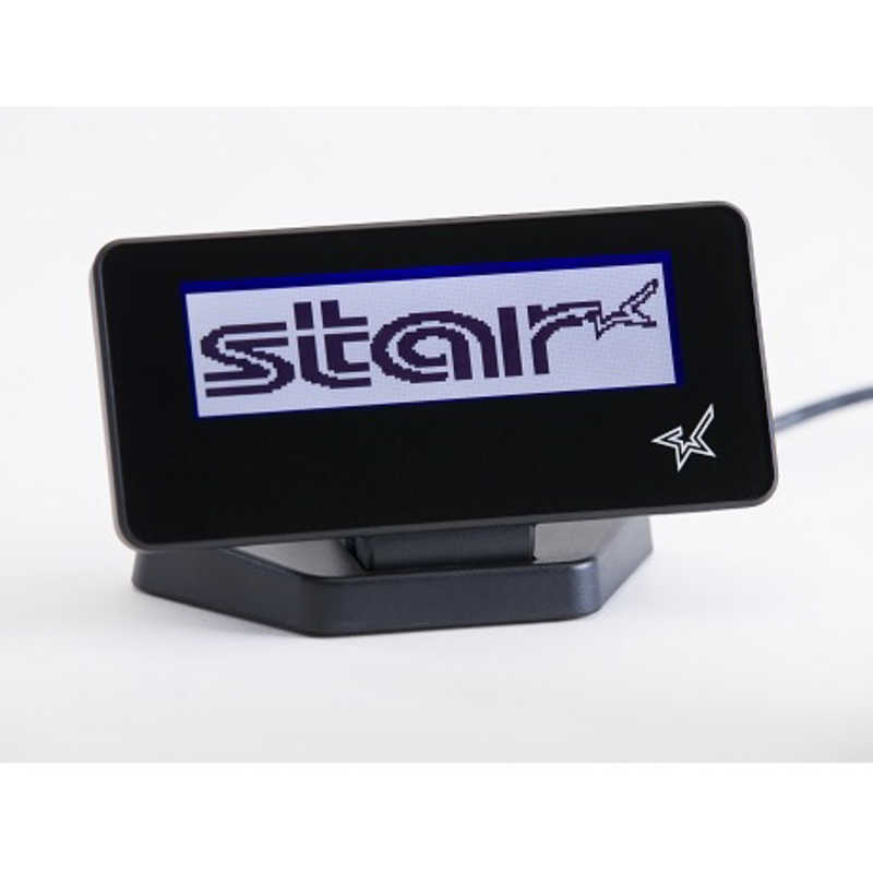 スター精密　mPOP専用 カスタマーディスプレイ ブラック　SCD222UBLK