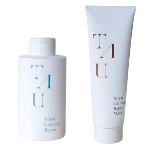 【２点セット】 タウ モイストカーミングリペア シャンプー 300ml ＆ ヘアマスク 250g 髪質改善 ダメージ補修 保湿 鎮静 さらさら 艶髪