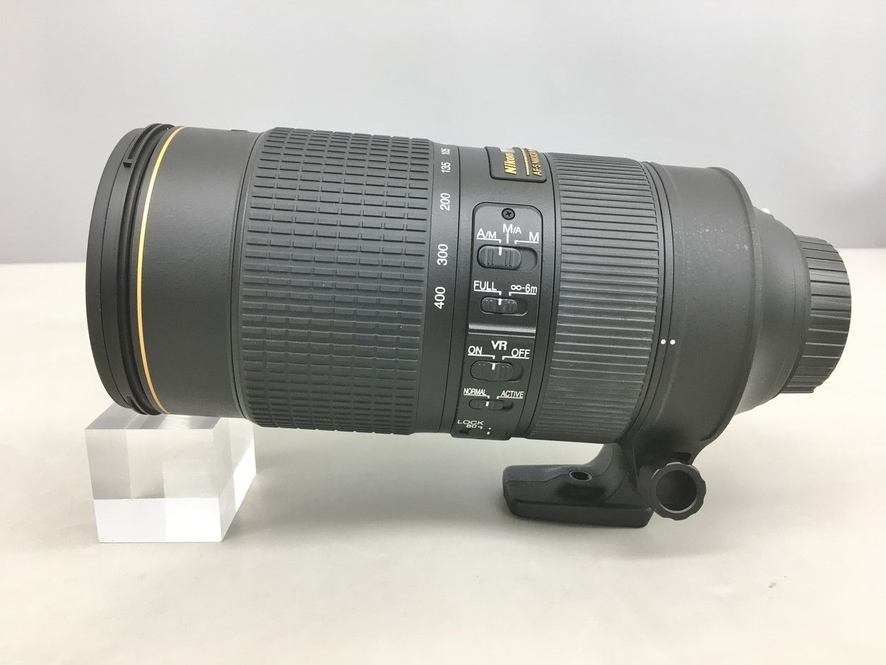 カメラレンズ AF-S NIKKOR 80-400mm 4.5-5.6G ED VR ニコン Nikon 専用ケース フード付き 望遠ズームレンズ 美品 2601LT284