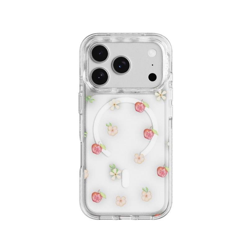 【GRAGG】 MAGSAFE LAYERS FRAME CASE CLEAR - BLOOM APPLE 正規品