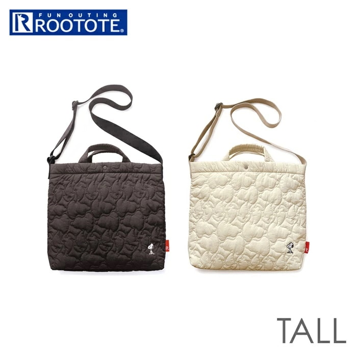 ルートート スヌーピー ROOTOTE 8415 通販 トートバッグ ショルダーバッグ 2way 斜めがけバッグ レディース 大きめ A4 キルティング ナイロン TALL トール quilt キルト