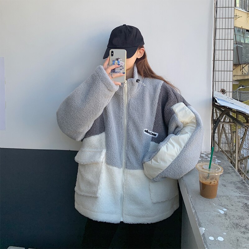 アウター ブルゾン ジャケット シャンパー レディース 秋冬 かわいい きれいめ 個性的 暖かい もこもこアウター ボア ジャケット ワークジャケット レギュラー丈 長袖 ボリューム袖 萌袖 ハイネッ