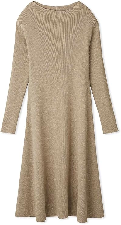 [ミラオーウェン] オフショルダーロングリブニットワンピース 09WNO245024 レディース