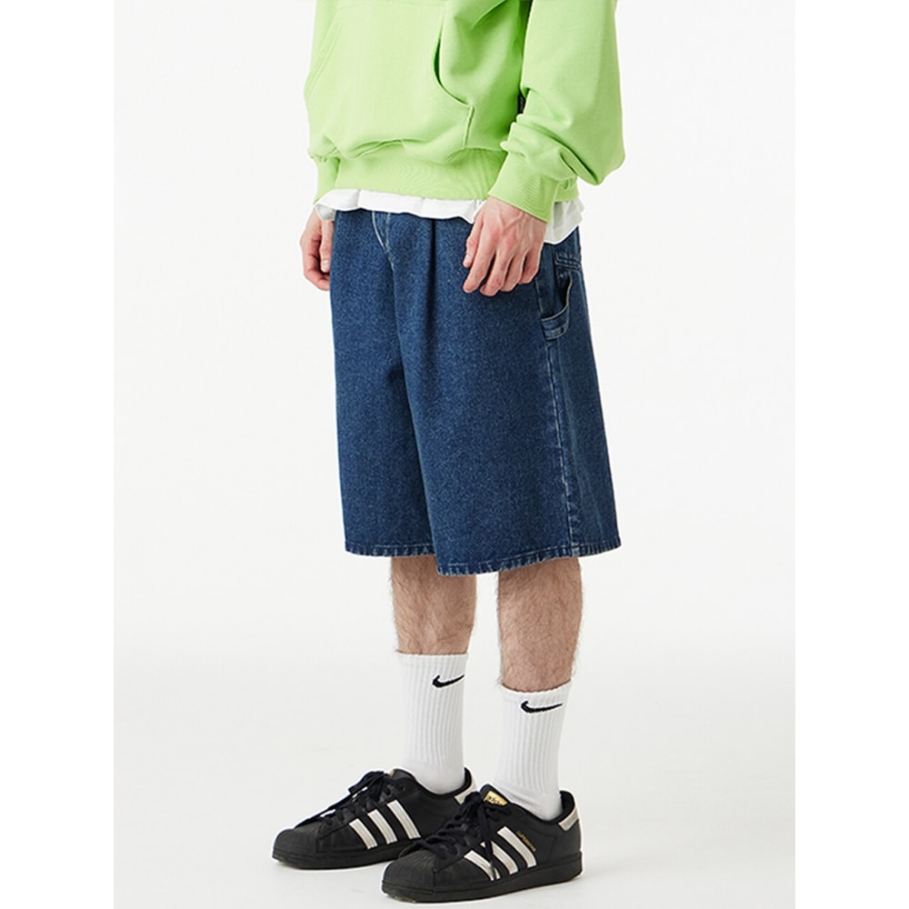 アーバナージバミューダカーペンターデニムショートパンツミディアムブルー