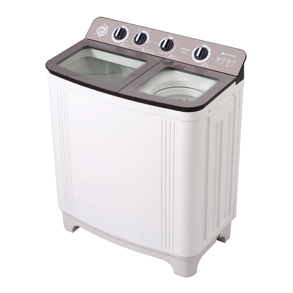 【新品】【二槽式】洗濯機 洗濯容量10kg 脱水容量8kg 10キロ 8キロ キレイ タイマー コンパクト 一人暮らし 節電 二槽式洗濯機 ステンレス槽 まとめ洗い 脱水器 縦型洗濯機 ホワイト 部屋