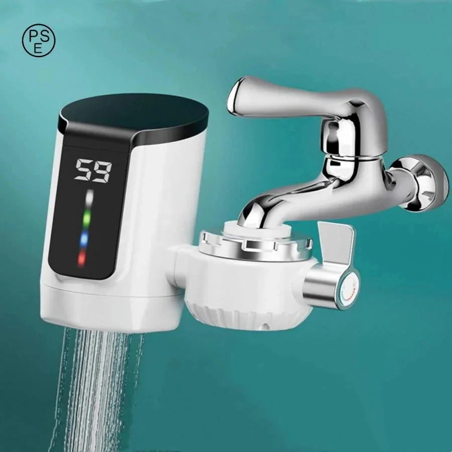 電気蛇口 即納 電気温水ヒーター 3秒間急速に加熱し 電気水栓 バスルームキッチン用 温かい 加熱速い 電気給湯器 電気温水器 水温30℃60℃ 3000W/110V
