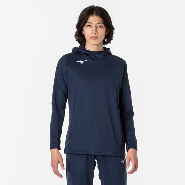 MIZUNO ミズノ ソフトニットプルオーバーフーディ ユニセックス 陸上競技 スウェット メンズ 32MCA11914