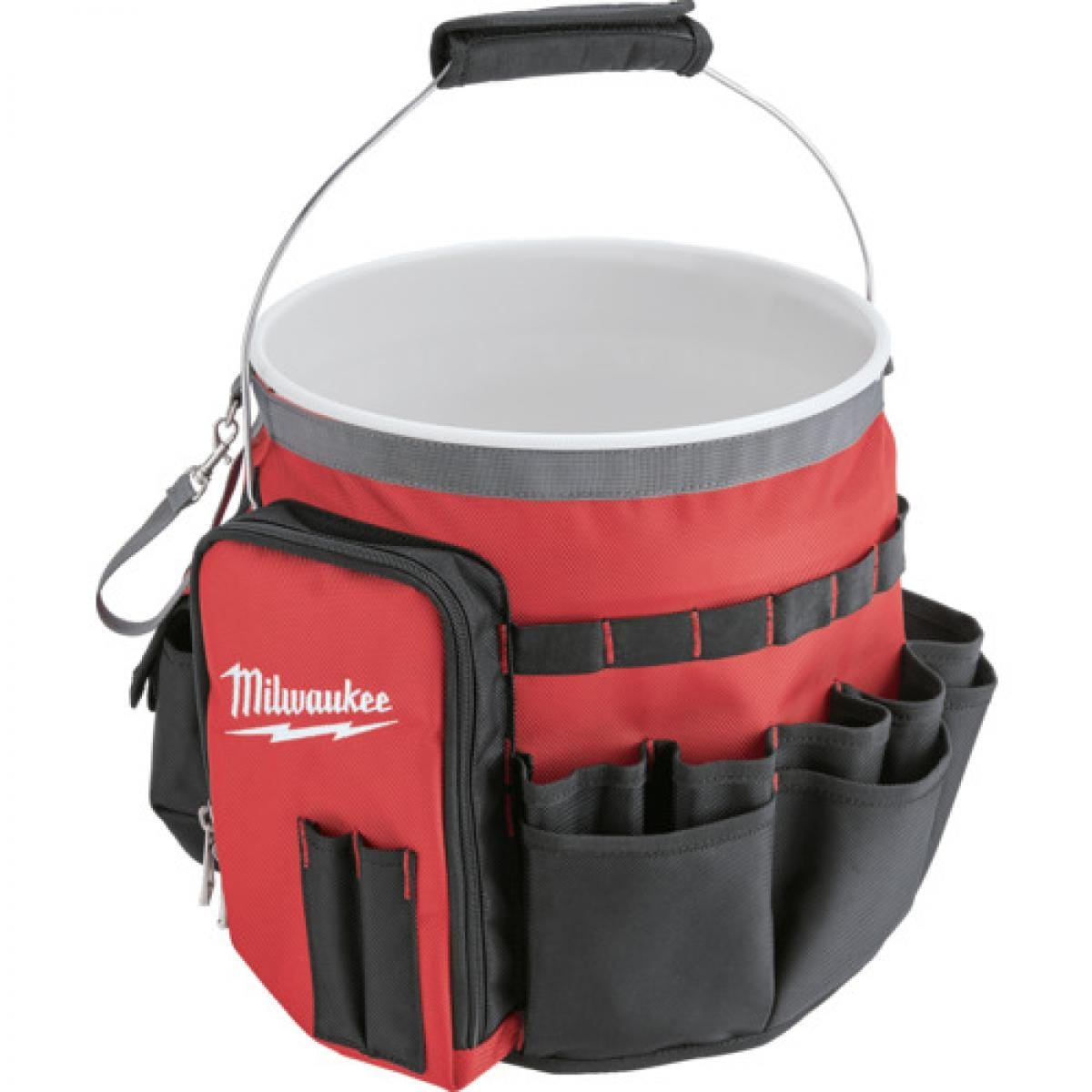 ミルウォーキー バケツ用収納バッグ 48-22-8175 milwaukee ジッパーポケット2個＋ポケット32個
