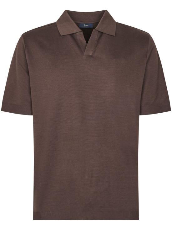 HERNO Men Polo Shirts JV000004U520598800 Brown