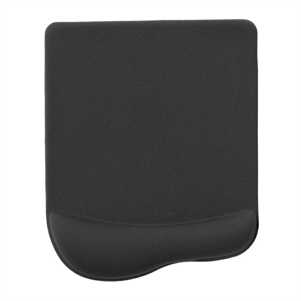 （まとめ買い）リストレスト一体型マウスパッド ブラック MUP-923BK [x3]