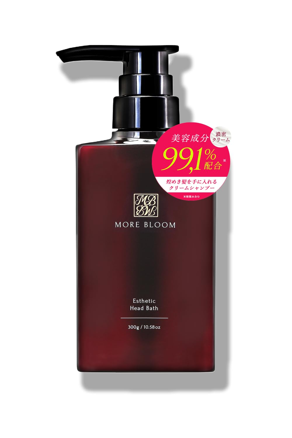 MORE BLOOM エステヘッドバス 300g クレイ クリームシャンプー 頭皮ケア オールインワン ハーバルフローラル モアブルーム